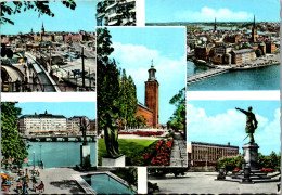 50826 - Schweden - Stockholm , Mehrbildkarte - Gelaufen 1961 - Schweden