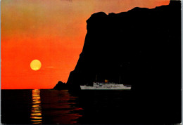 50797 - Norwegen - Nordkapp , Panorama , View From The Water , Ship - Gelaufen 1978 - Norvège