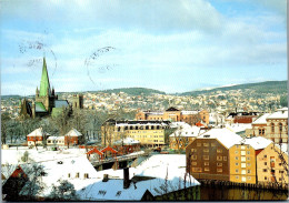 50805 - Norwegen - Trondheim , View Of The Town With Nidaros Cathedral - Gelaufen 1982 - Norwegen