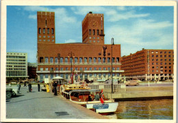 50801 - Norwegen - Oslo , Radhuset , City Hall - Gelaufen 1961 - Norvège