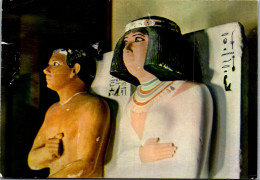 50745 - Ägypten - Kairo , Cairo , Statues Of Prince Rahotep And Princess Nofert - Gelaufen 1972 - Cairo