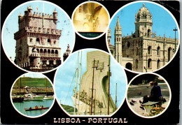 50776 - Portugal - Lisboa , Mehrbildkarte - Gelaufen  - Lisboa
