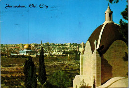 50722 - Israel - Jerusalem , Panorama Old City From Dominus Flevit - Gelaufen 1981 - Israel