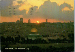 50723 - Israel - Jerusalem , Panorama From Mount Of Olives - Gelaufen 1981 - Israele