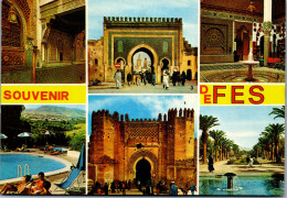 50690 - Marokko - Fes , Mehrbildkarte - Gelaufen 1982 - Fez (Fès)