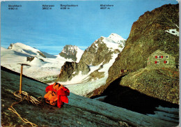 50652 - Schweiz - Saas Fee , Britanniahütte , Cabane Britannia - Gelaufen 1973 - Saas-Fee