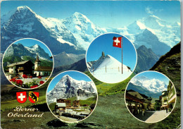 50646 - Schweiz - Bern , Berner Oberland , Mehrbildkarte , Eiger , Mönch , Jungfrau - Gelaufen 1978 - Berne