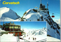 50634 - Schweiz - Corvatsch , Engadin , Mehrbildkarte - Gelaufen 1982 - St. Moritz