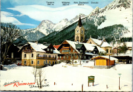 50619 - Steiermark - Ramsau , Gasthof Pehab Kirchenwirt , Dachstein , Dirndl , Torstein , Winter - Gelaufen 1969 - Ramsau Am Dachstein