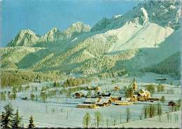 50610 - Steiermark - Ramsau , Blick Vom Abhang Des Kulmberges Auf Ramsau Ort - Gelaufen  - Ramsau Am Dachstein