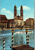 50580 - Schweiz - Zürich , Grossmünster , Boot , Schiff Albis - Nicht Gelaufen  - Zürich