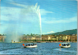 50561 - Schweiz - Genf , Le Jet D'eau Et Le Mont Blanc - Gelaufen  - Altri & Non Classificati