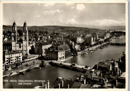 50566 - Schweiz - Zürich , Grossmünster , Helmhaus Und Utoquai , Zensur - Gelaufen 1948 - Zürich