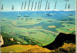 50555 - Schweiz - Hoher Kasten , Aussicht , Rheintal Mit Vorarlbergen - Gelaufen  - Appenzell