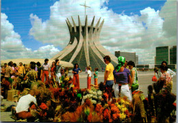 50505 - Brasilien - Brasilia , Cathedral - Gelaufen  - Brasilia