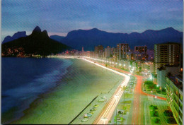 50494 - Brasilien - Rio De Janeiro , Ipanema , Leblon Beach - Gelaufen  - Rio De Janeiro