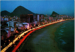 50493 - Brasilien - Rio De Janeiro , Praia Do Leblon - Gelaufen 1973 - Rio De Janeiro