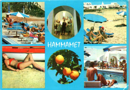 50476 - Tunesien - Hammamet , Mehrbildkarte - Gelaufen  - Túnez