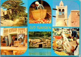 50468 - Tunesien - Sud Tunisien , Mehrbildkarte - Gelaufen 1974 - Tunesien