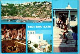 50455 - Tunesien - Sidi Bou Said , Le Port Et Les Cafes - Gelaufen 1982 - Túnez