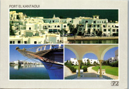 50430 - Tunesien - Port El Kantaoui , Mehrbildkarte - Gelaufen 1994 - Tunisia