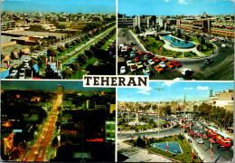 50410 - Iran - Teheran , Mehrbildkarte - Gelaufen  - Irán