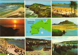 SCENES FROM  PENWITH,  CORNWALL, ENGLAND. UNUSED POSTCARD Ms4 - Other & Unclassified