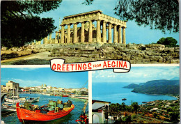 51255 - Griechenland - Aegina , Mehrbildkarte - Gelaufen 1979 - Grèce