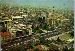 51237 - Griechenland - Athen , Athens , Place Syntagma - Gelaufen 1975 - Grèce