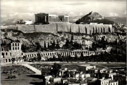 51224 - Griechenland - Athen , Athens , Acropolis , Akropolis - Gelaufen 1960 - Griekenland