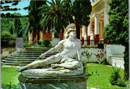 51214 - Griechenland - Corfu , Korfu , Achilleon , Achille Mourant - Gelaufen 1987 - Griekenland