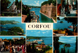 51212 - Griechenland - Corfou , Corfu , Korfu , Mehrbildkarte - Gelaufen 1982 - Grèce
