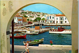 51202 - Griechenland - Crete , Kreta , Haghios Nicolaos , Port , Hafen - Gelaufen 1973 - Grèce