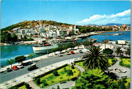 51198 - Griechenland - Chalkis , Chalcis , View Of The City With The Bridge - Gelaufen 1973 - Grèce