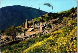 51173 - Griechenland - Delphes , Delphi , Le Temple D'Apollon - Gelaufen 1975 - Greece