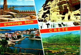 51165 - Griechenland - Crete , Kreta , Mehrbildkarte - Gelaufen 1982 - Greece