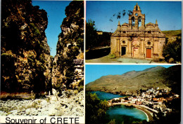 51163 - Griechenland - Crete , Kreta , The Ravine Of Samaria Arkadi Sfakia - Gelaufen 1982 - Grèce