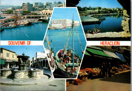 51153 - Griechenland - Heraklion , Kreta , Crete , Heraclion , Mehrbildkarte - Gelaufen  - Greece