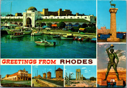 51147 - Griechenland - Rhodes , Rhodos , Mehrbildkarte - Gelaufen 1975 - Griechenland