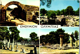 51132 - Griechenland - Olympia , Mehrbildkarte - Gelaufen  - Grèce