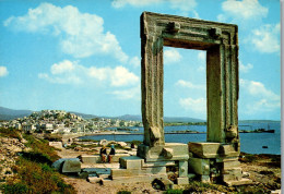 51130 - Griechenland - Naxos , Tempel Of Apollon - Gelaufen 1986 - Griechenland