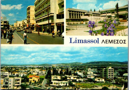 51104 - Griechenland - Limassol , Mehrbildkarte - Gelaufen  - Grèce