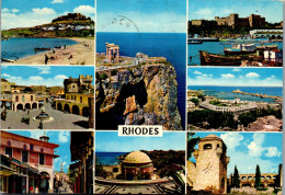 51081 - Griechenland - Rhodes , Rhodos , Mehrbildkarte - Gelaufen 1972 - Griechenland