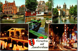51052 - Niederlande - Amsterdam , Mehrbildkarte - Gelaufen  - Amsterdam