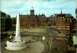 51045 - Niederlande - Amsterdam , Dam Mit Königlichem Palast Und National Monument - Gelaufen  - Amsterdam