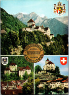 50977 - Liechtenstein - Fürstentum , Mehrbildkarte - Gelaufen 1974 - Liechtenstein