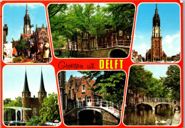 50982 - Niederlande - Delft , Mehrbildkarte - Gelaufen 1980 - Delft