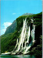 50968 - Norwegen - Geiranger , Fjord , Waterfall The Seven Sisters - Gelaufen 1984 - Norvège