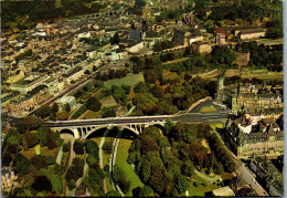 50950 - Luxembourg - Luxemburg , Vue Aerienne , Vallee De La Petrusse , Pont Adolphe , Boulevard Roosevelt - Gelaufen  - Lussemburgo - Città