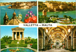 50941 - Malta - Valletta , Mehrbildkarte - Gelaufen 1982 - Malte